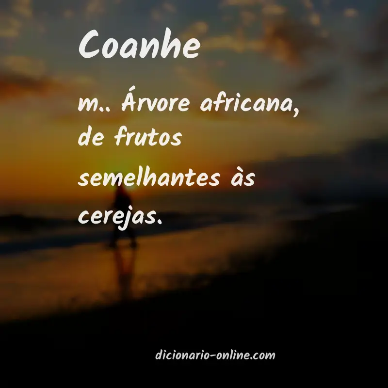 Significado de coanhe