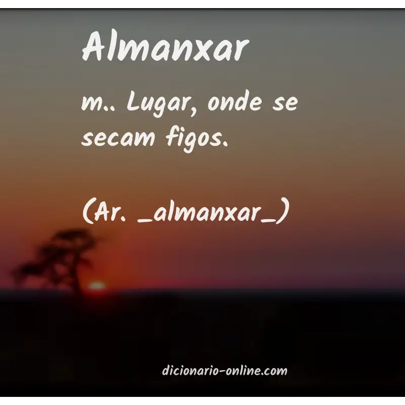 Significado de almanxar
