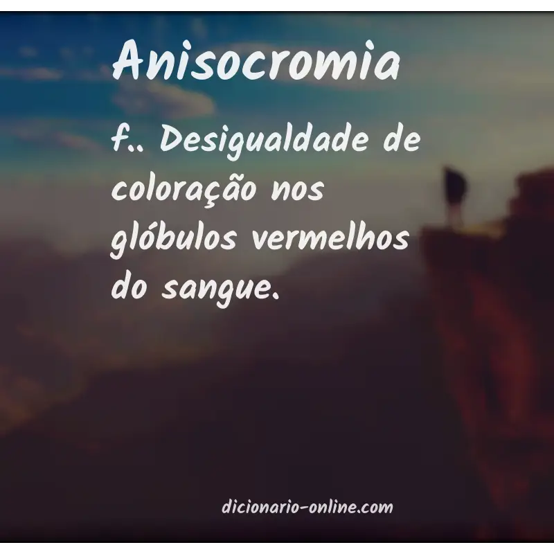 Significado de anisocromia