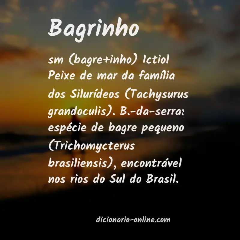 Significado de bagrinho
