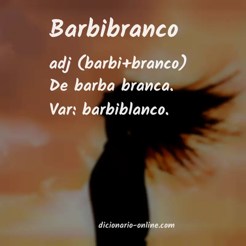 Significado de barbibranco