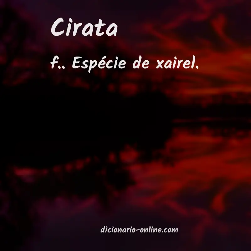 Significado de cirata
