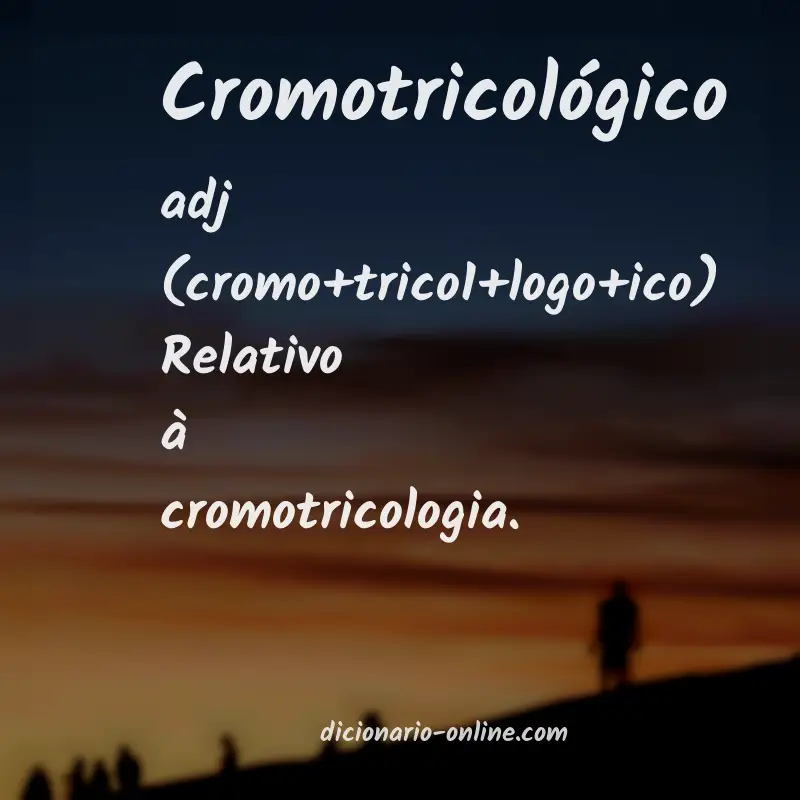 Significado de cromotricológico