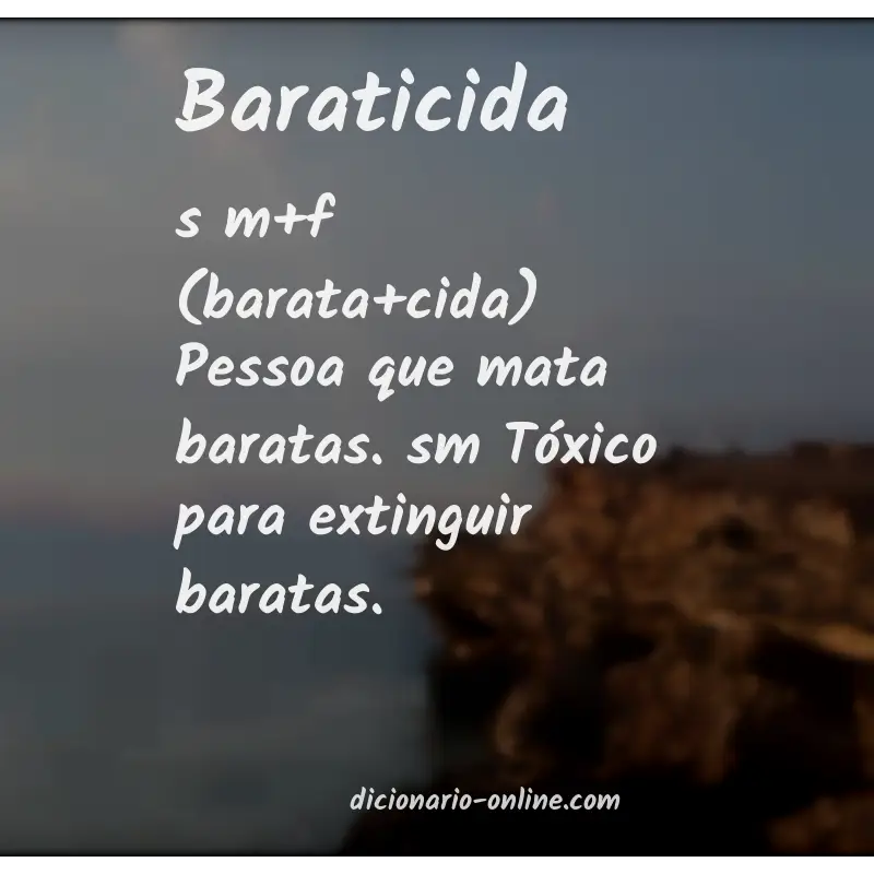 Significado de baraticida