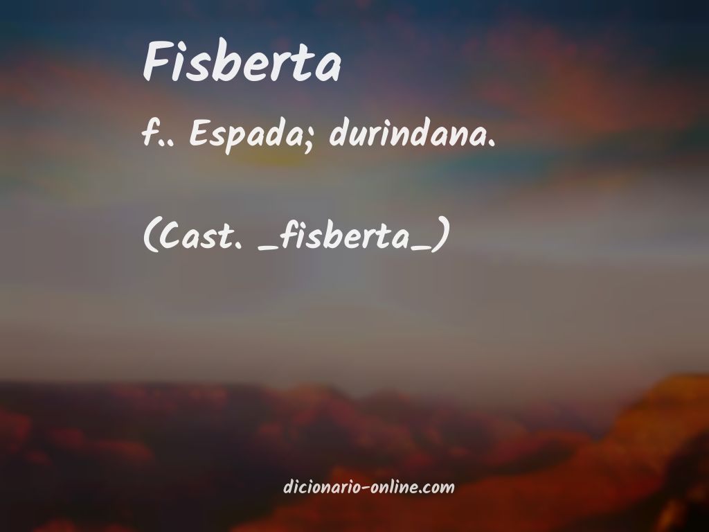 Significado de fisberta