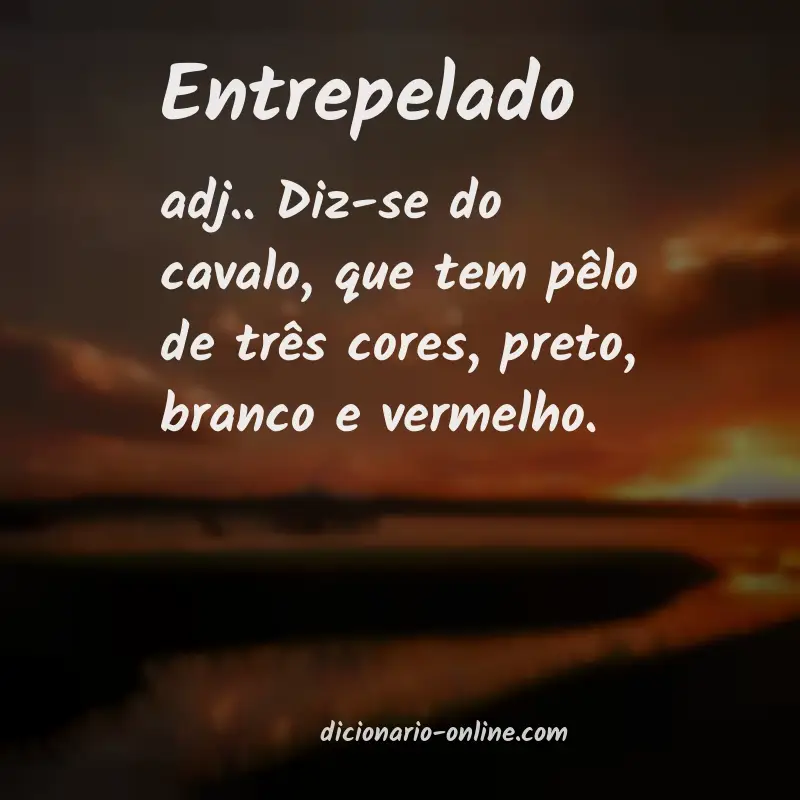 Significado de entrepelado