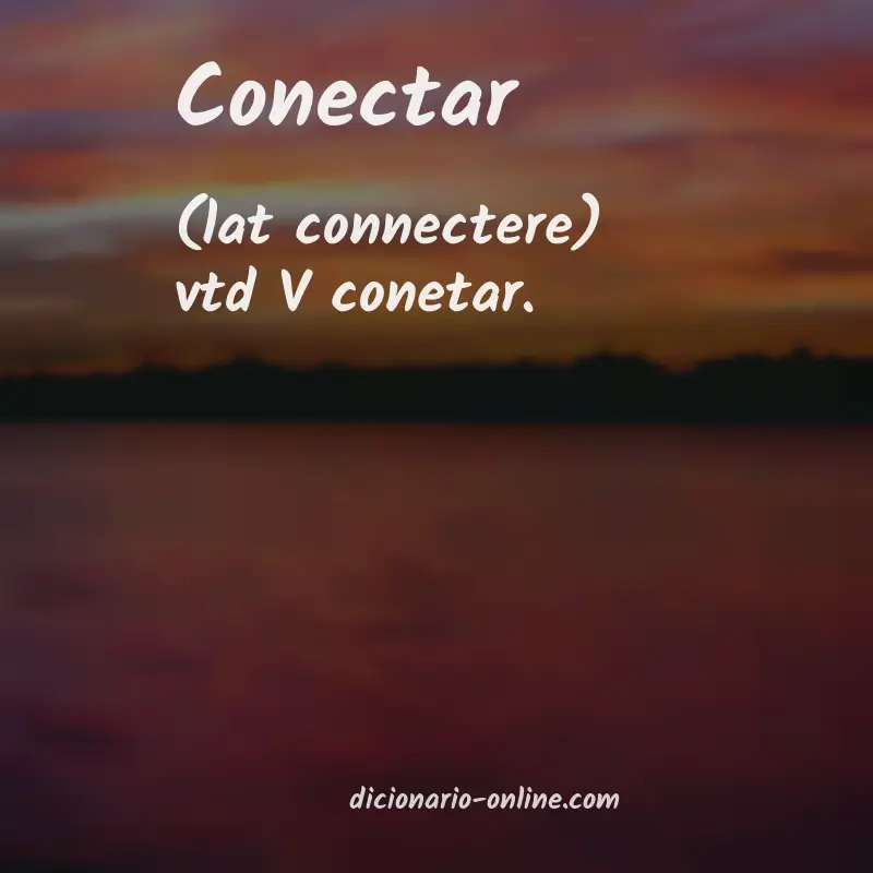 Significado de conectar