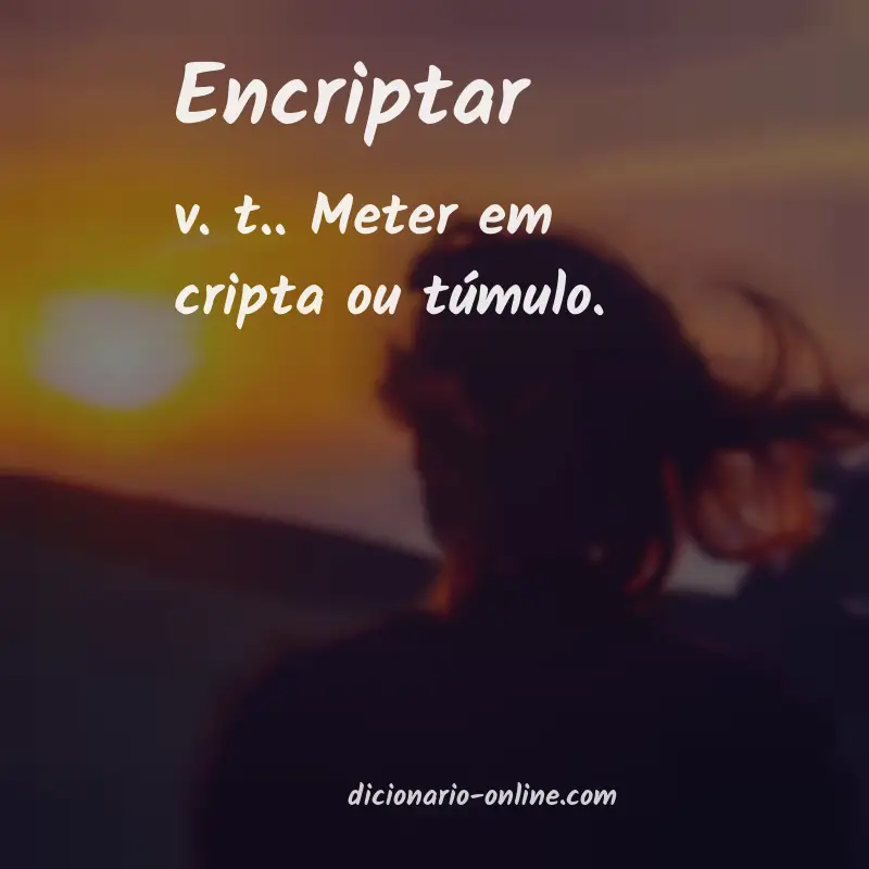 Significado de encriptar