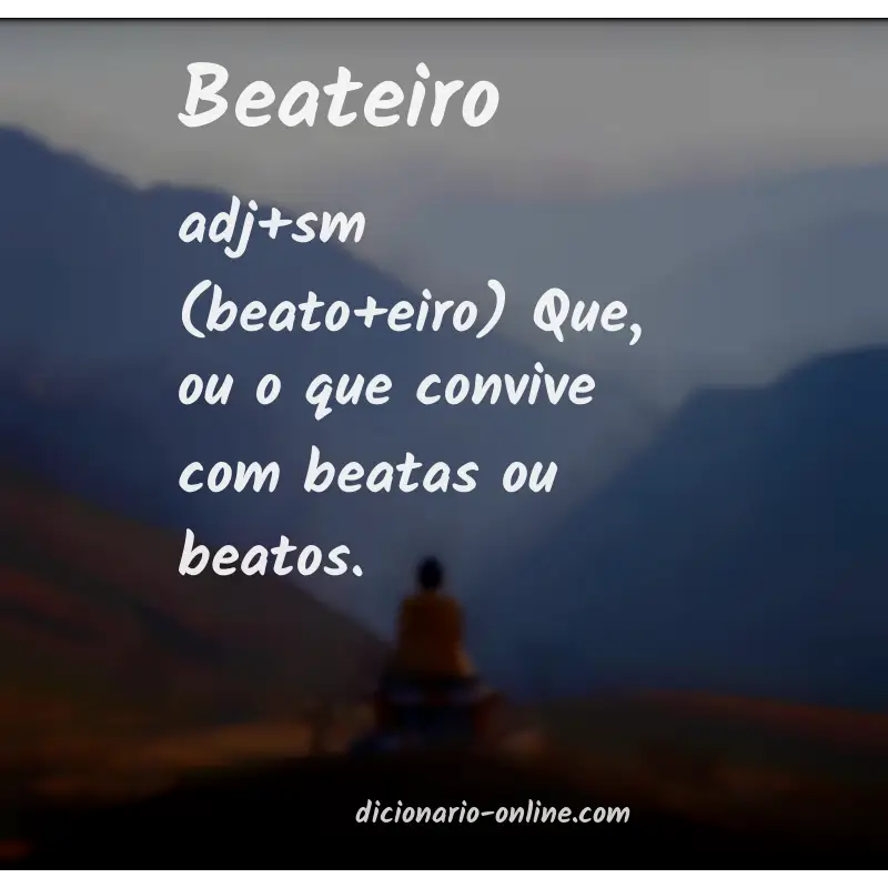 Significado de beateiro