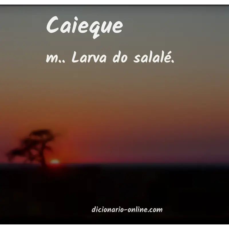 Significado de caieque