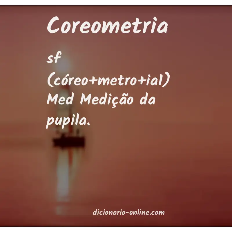 Significado de coreometria