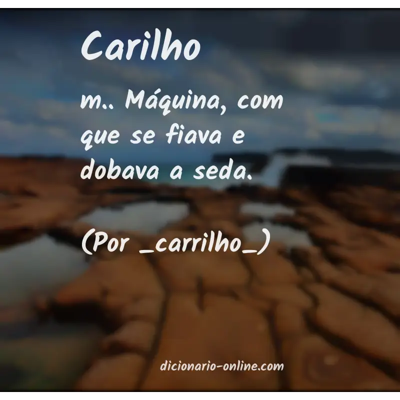 Significado de carilho