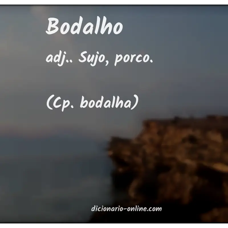 Significado de bodalho