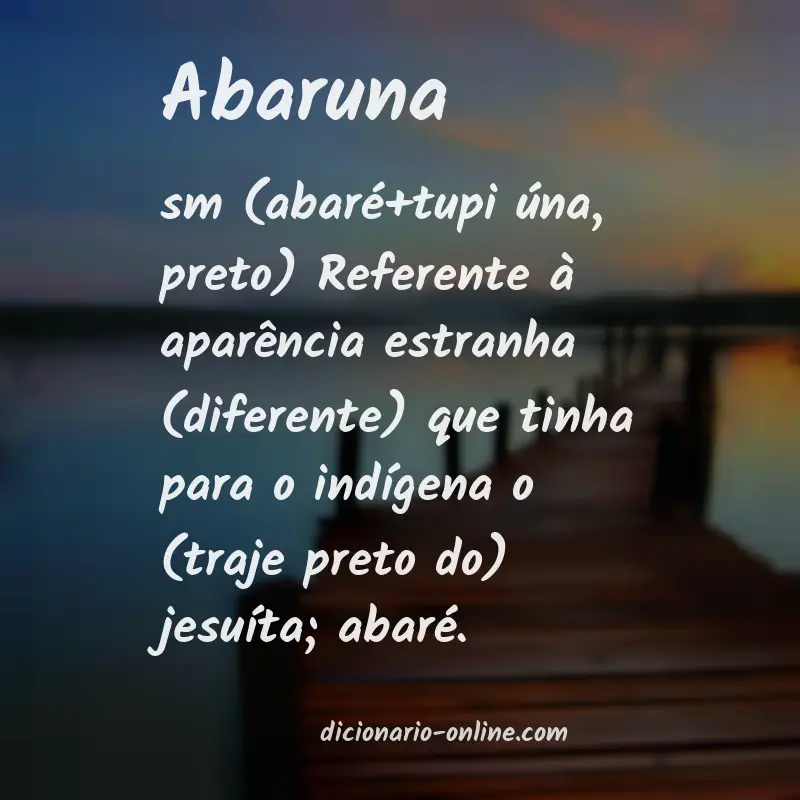 Significado de abaruna