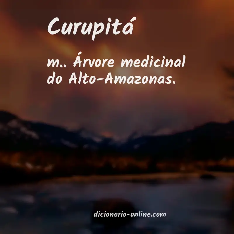 Significado de curupitá