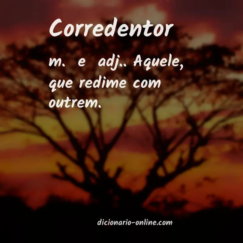Significado de corredentor