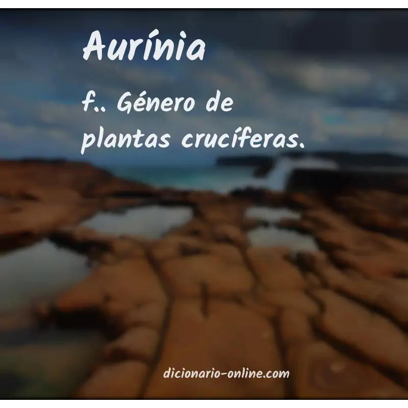 Significado de aurínia