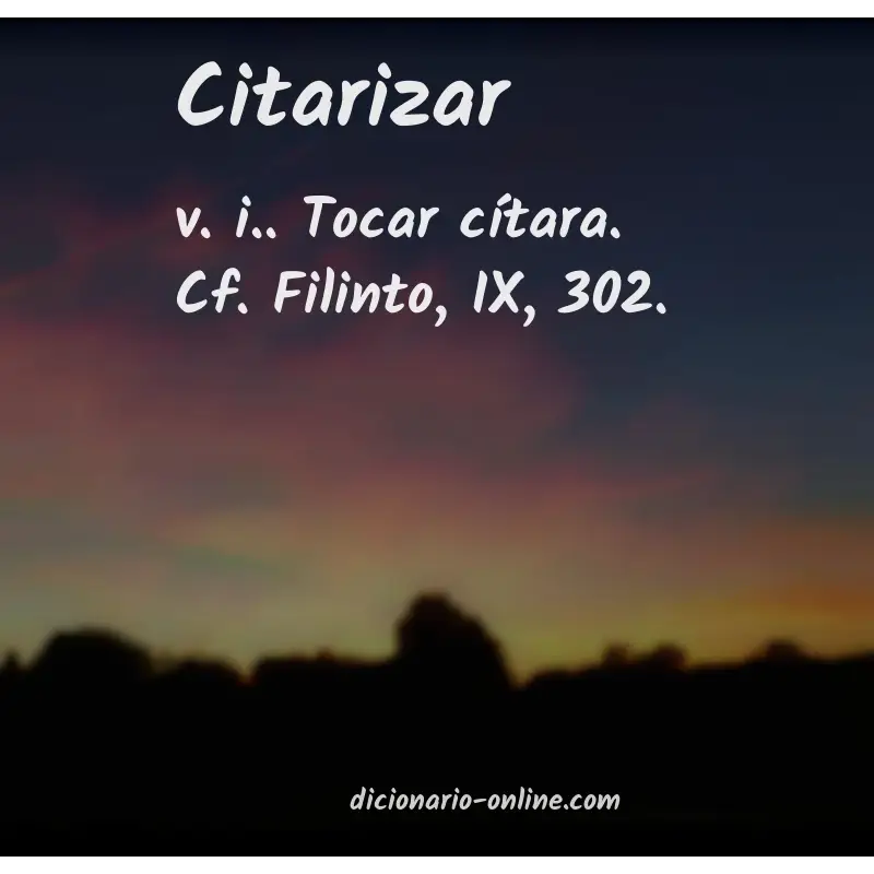 Significado de citarizar